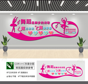 舞蹈教室文化墙
