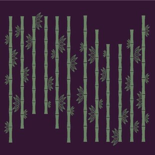 紫色背景竹子图案纹理