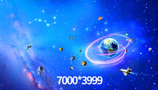 梦幻宇宙场景中的星球