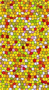 高清分层马赛克彩色玻璃打印图