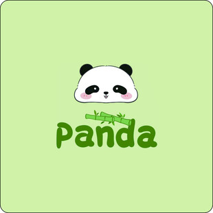 可爱熊猫图案设计