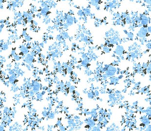 蓝色花卉图案背景