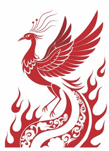 中式凤凰图案
