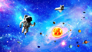 宇宙星空太阳系