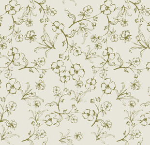 清新淡雅铃兰花图案背景