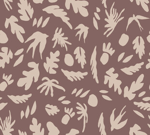 紫色底植物图案纹理