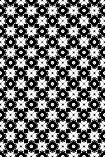 黑白几何花纹图案