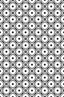 黑白几何花纹图案