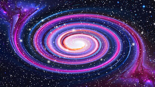 绚丽梦幻旋涡宇宙星空