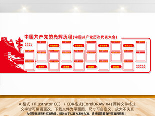 党的光辉历程党史文化墙