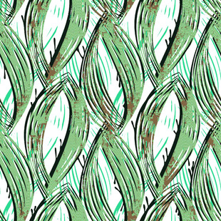 绿色叶脉纹理图案设计