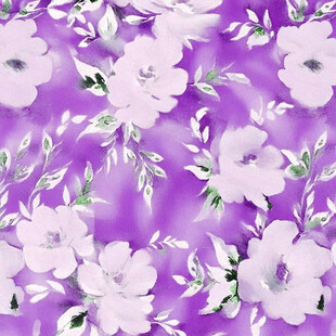 紫色花卉图案背景纹理