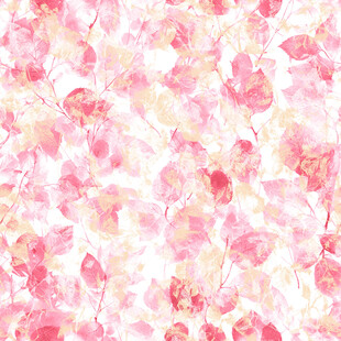 粉色梦幻花卉水彩背景图