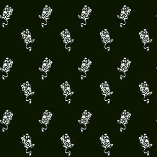 黑白机器人图案背景