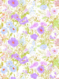 清新花卉图案背景