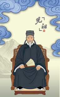 祠堂人物画像家谱人物