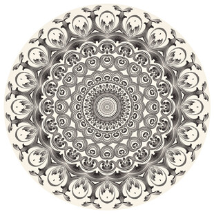 精致曼陀罗图案设计元素