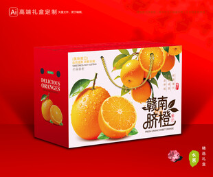 赣南脐橙包装 橙子礼盒