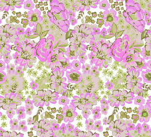 粉色花卉几何图案纹理