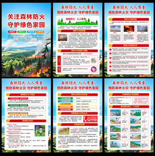 森林防火竖版