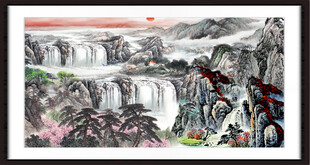 客厅山水画