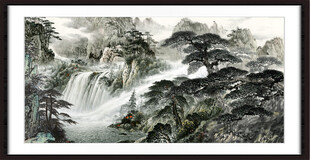 客厅山水画