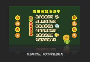 向校园欺凌说不