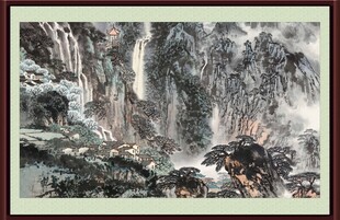 水墨山水国画作品欣赏