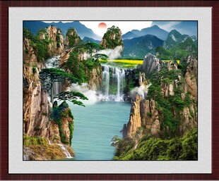  客厅山水画 