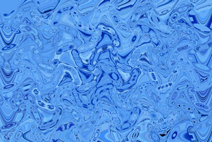 蓝色抽象流体纹理图案