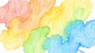 多彩水彩晕染背景图案