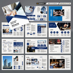 律师事务所画册版式设计