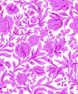 紫色花卉图案背景纹理