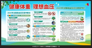 2025全国高血压日宣传栏