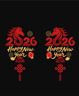 2026春节精美静电玻璃贴花