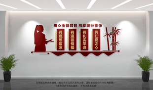 四有好老师文化墙