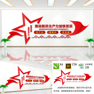 新质生产力党建文化墙