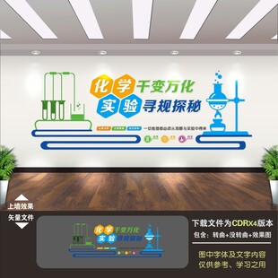 化学实验室文化墙