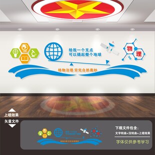 物理实验室文化墙