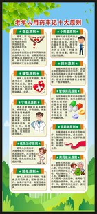 老年健康宣传周展架