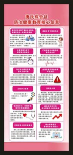 唐氏综合征防治健康教育展架