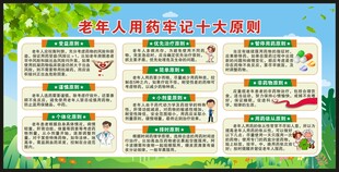 老年健康宣传周宣传栏