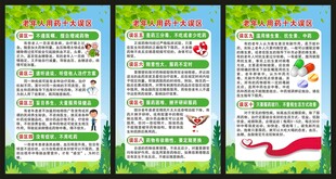 老年健康宣传周展板