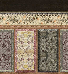 复古精美多图案传统地毯