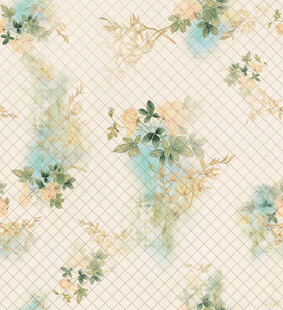 清新淡雅花卉图案纹理