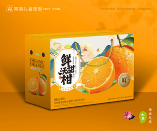沃柑包装 蜜桔礼盒