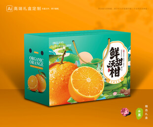 沃柑包装 蜜桔礼盒