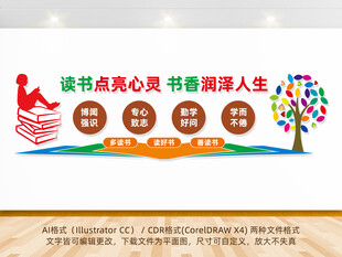 读书文化墙阅读文化墙