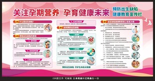 预防出生缺陷健康教育宣传栏