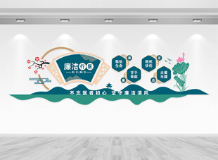 廉洁行医文化墙